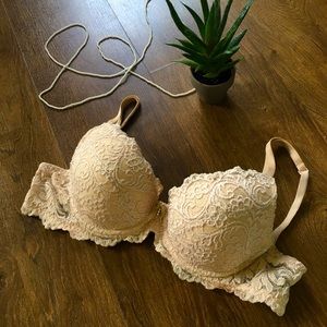 Lacy Nude Bra